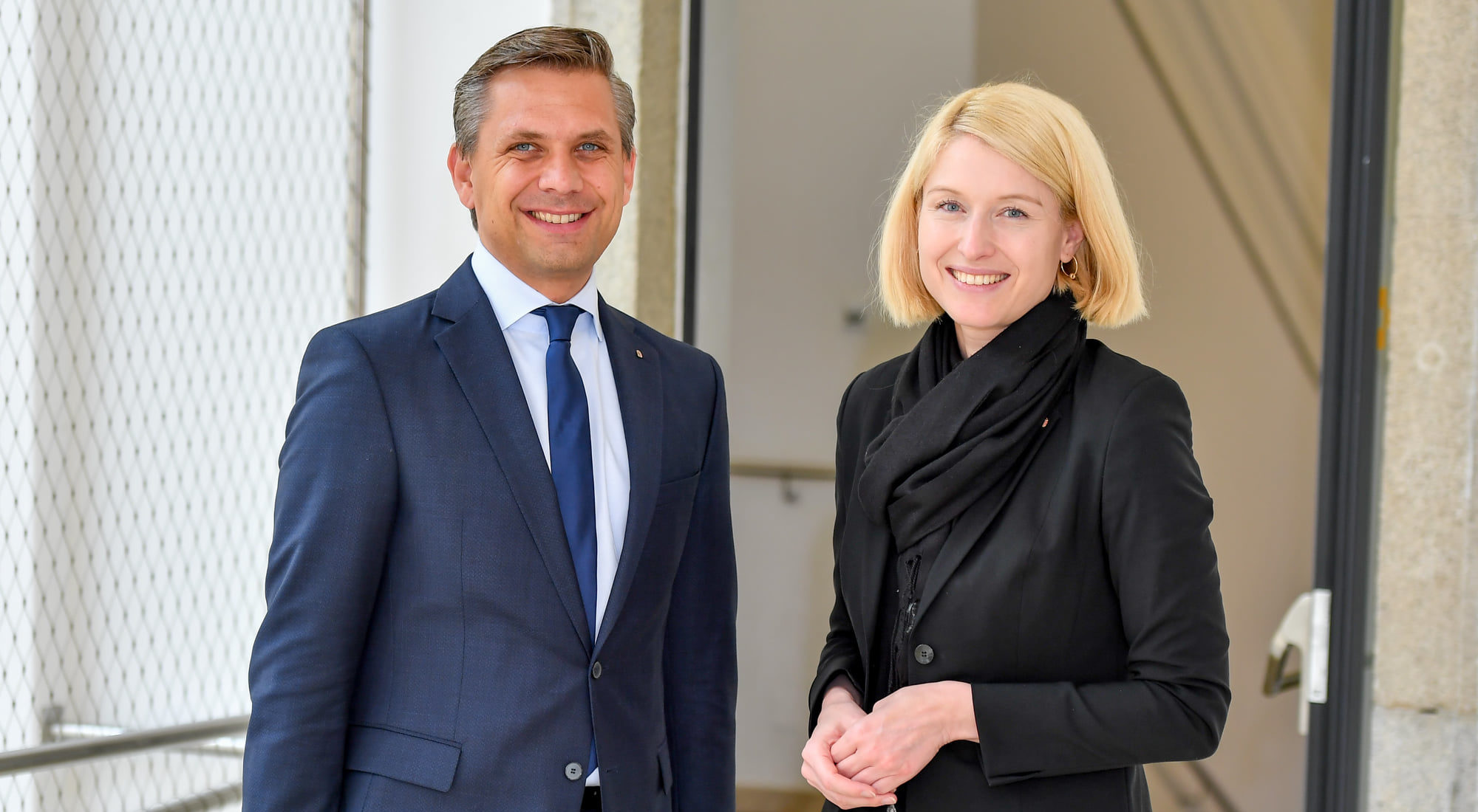 Wolfgang Hattmannsdorfer und Christine Haberlander
