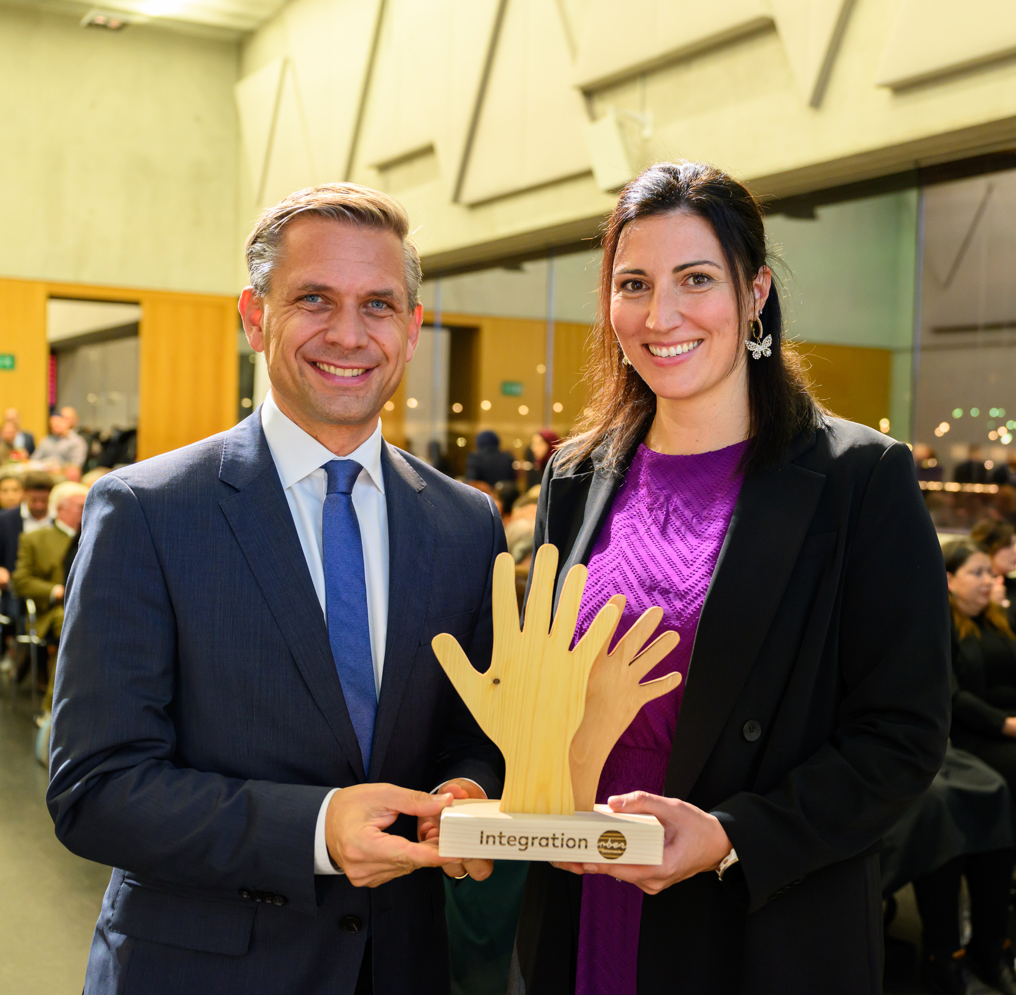 Keynote-Speakerin Mirna Jukic-Berger betonte die Bedeutung von Sprache als Türöffner
