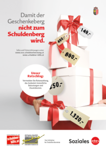 Ausgewählte Sujets zur vorweihnachtlichen Kampagne. 